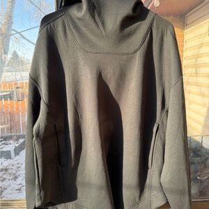 Free People Charcoal High-Neck Jacket